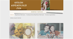 Desktop Screenshot of chlebzycia.org